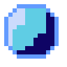 A Waterball pop animation cycle for UI Items within the game.