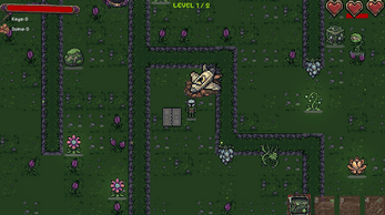 Alien Space Plants gameplay screenshot.