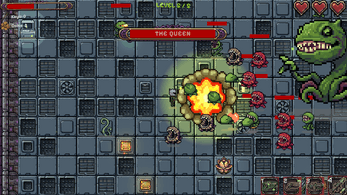 Alien Space Plants combat screenshot.