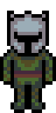 Placeholder Alien Space Plants main player character with animations.