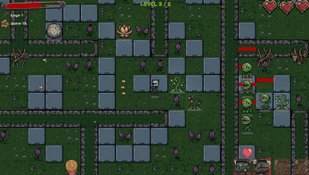 Alien Space Plants level 3 game screenshot.