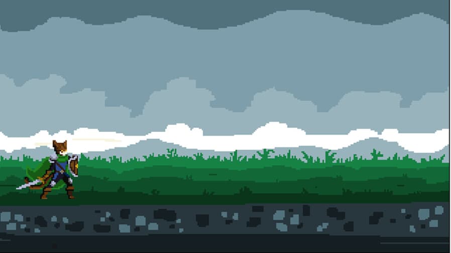 Falky Knight concept scene